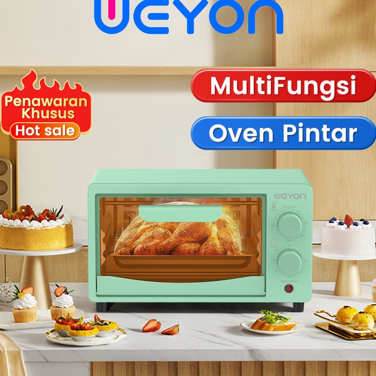 CTb Weyon Oven Listrik 12L Oven Kecil Rumah Tangga Low watt Electric Oven Garansi 1 Tahun  Terkini