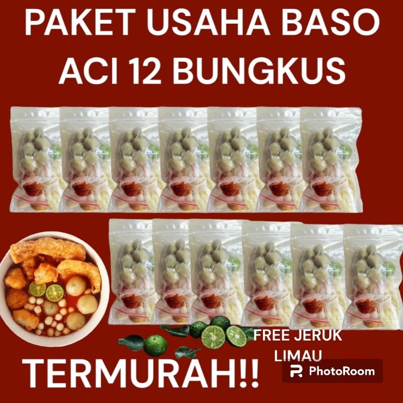 

PAKET BASO ACI 12 BUNGKUS PAKET USAHA SUPER MURAH