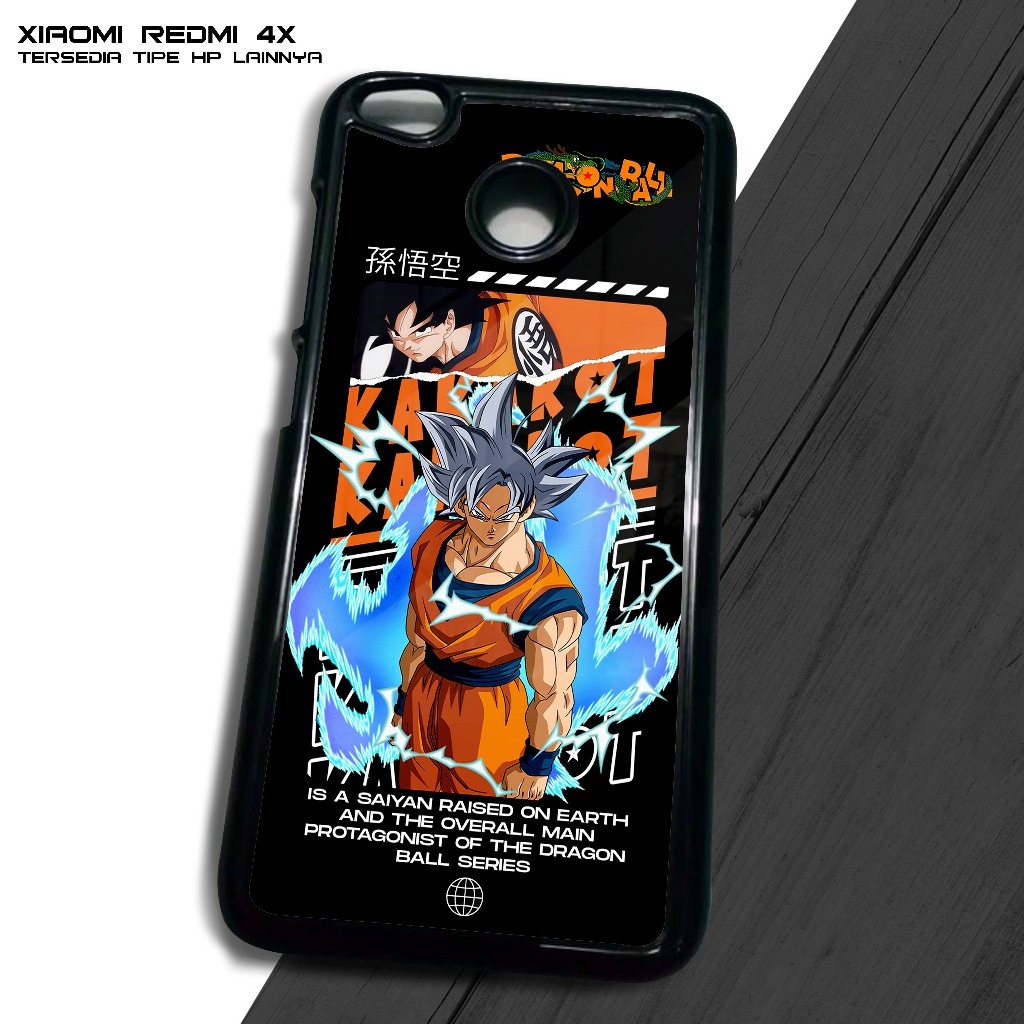 Case Xiaomi Redmi 4X - Casing Redmi 4X - ( DRAGONBALL ) - Case 2D Glossy - Case Hp - Casing Hp - Sof