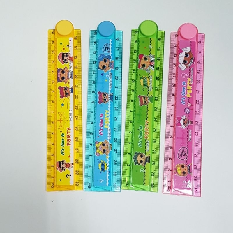 

Penggaris Lipat Plastik 30cm Motif LOL