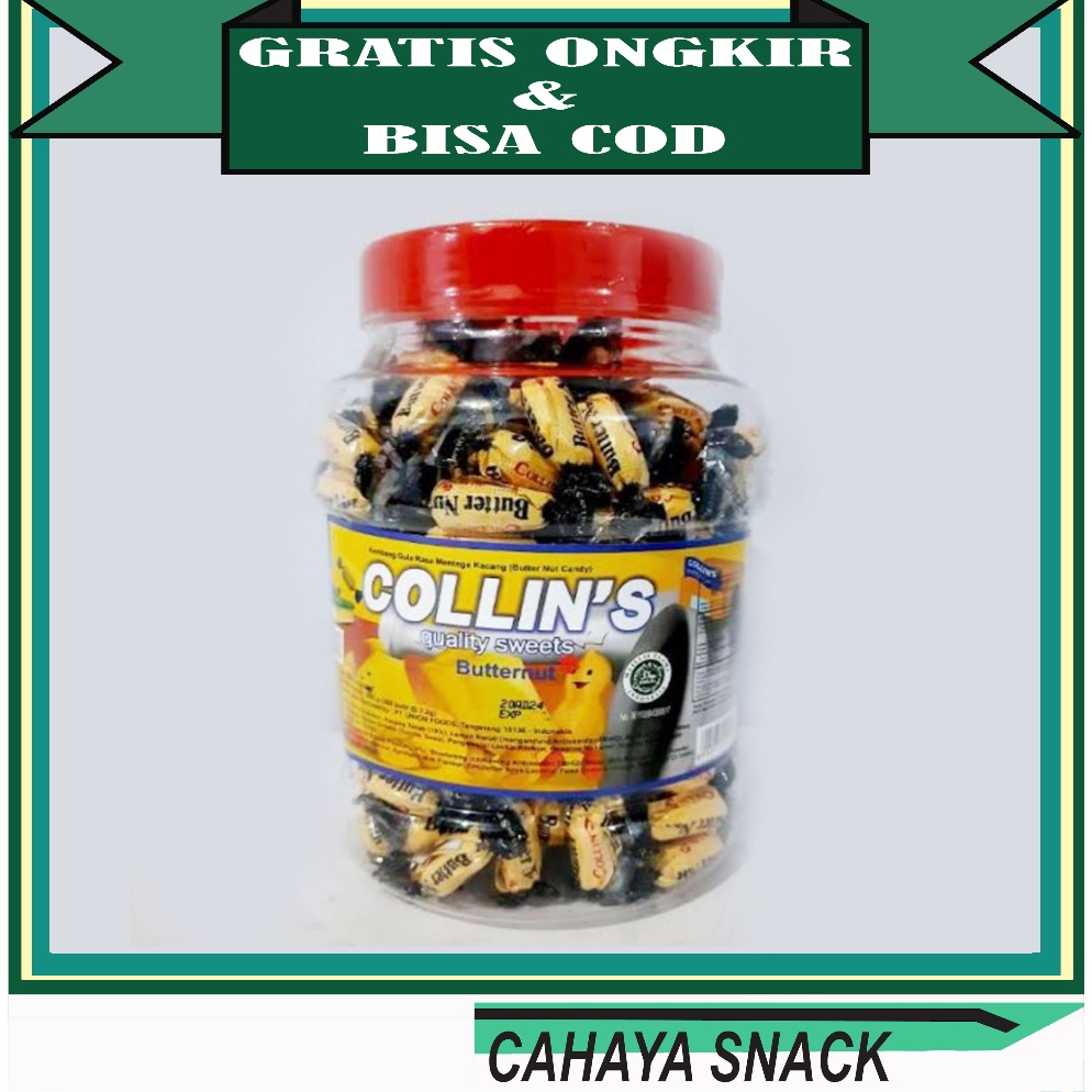 

Grosir Permen Kacang COLLINS Buternut 665 gram isi 28 butir 5K