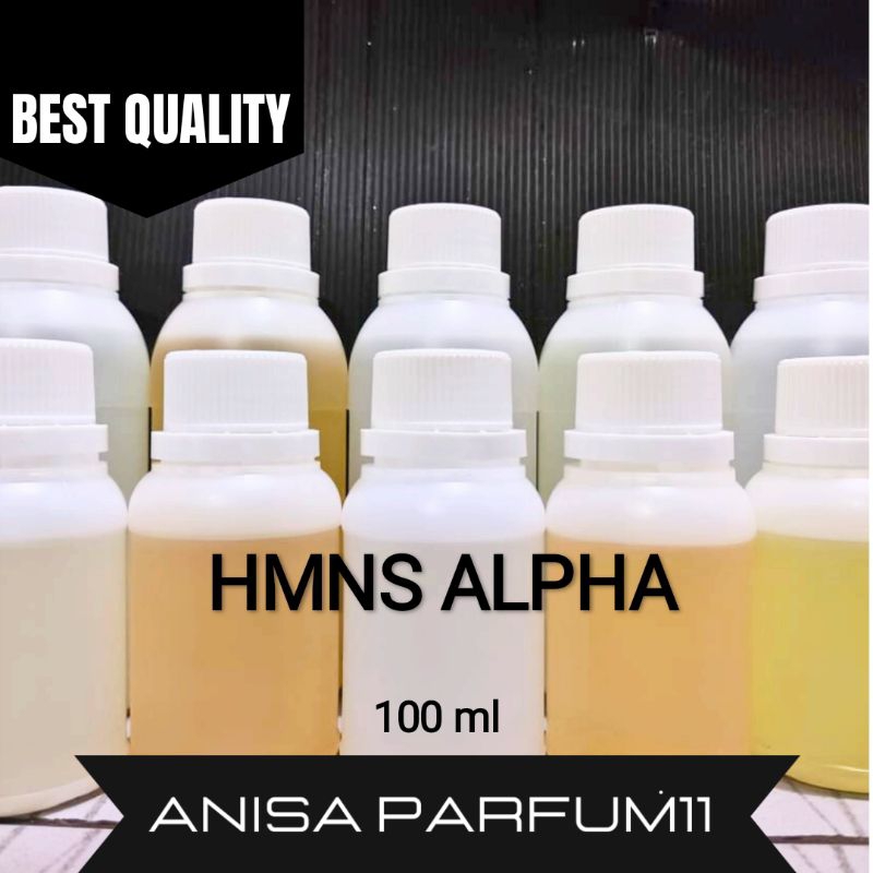 Bibit parfum HMNS ALPHA 100ml murni / non alkohol