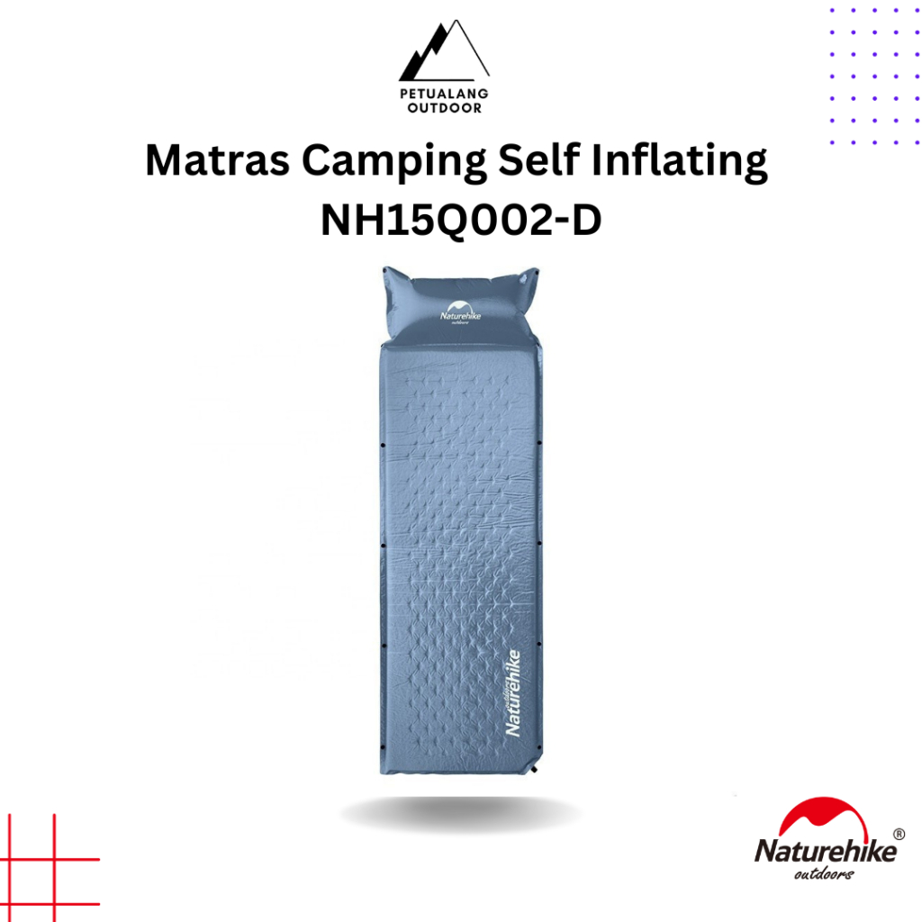 Naturehike NH15Q002-D Matras Angin Camping Self Inflate Ultralight