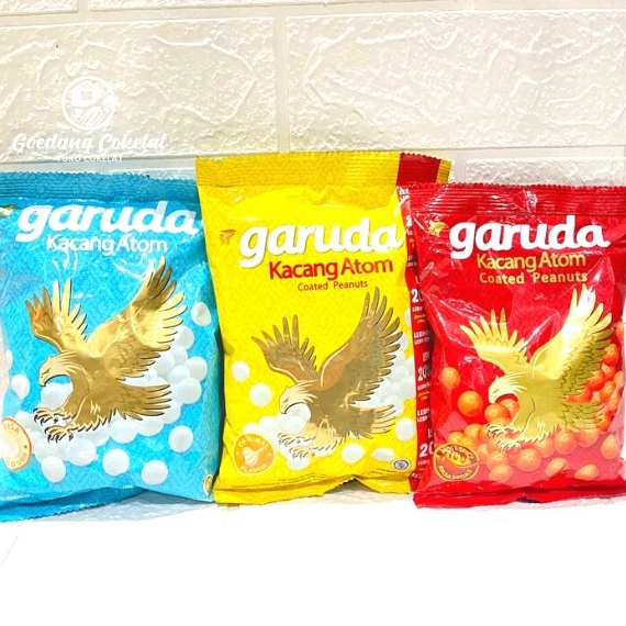 

PAKET LENGKAP Garuda Kacang Atom Garuda Rasa Original Pedas Manis Gurih Kemasan Besar 12 gr