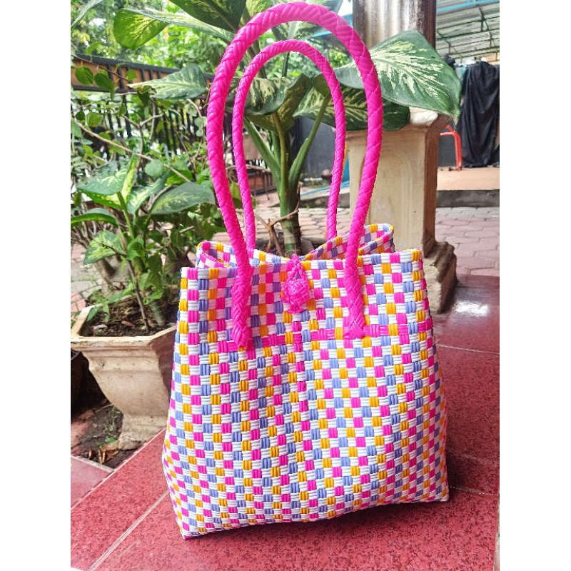 tas anyam uk L besar/tas belanja