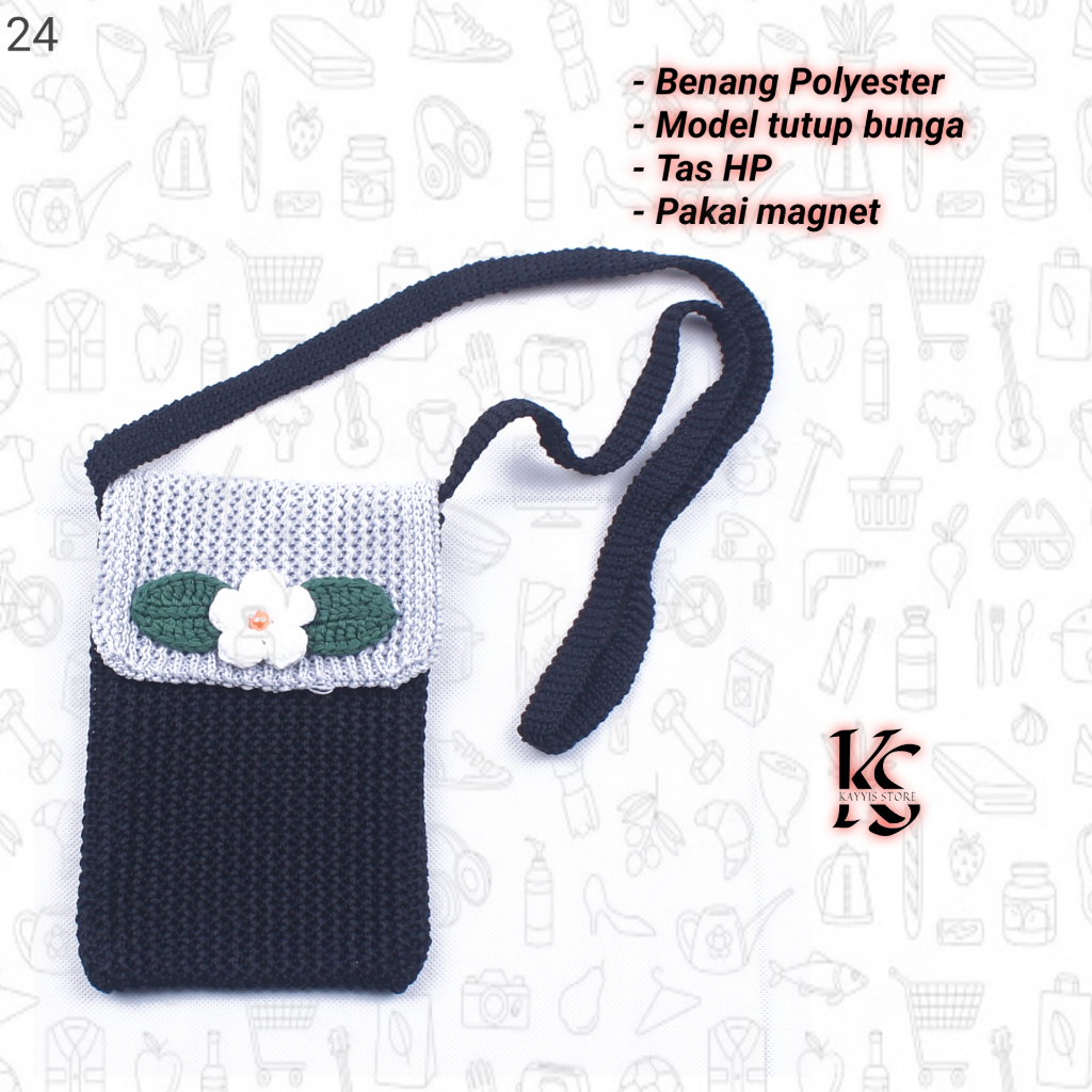 TAS RAJUT WANITA/ TAS HP