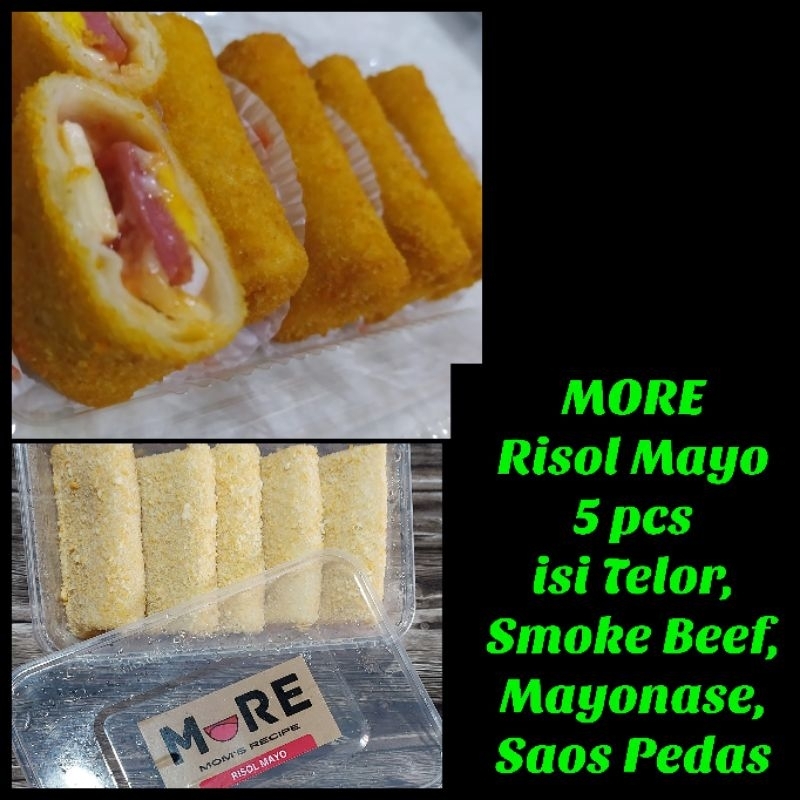 

MORE Risol Mayonase Smoke Beef 5 pcs Frozen