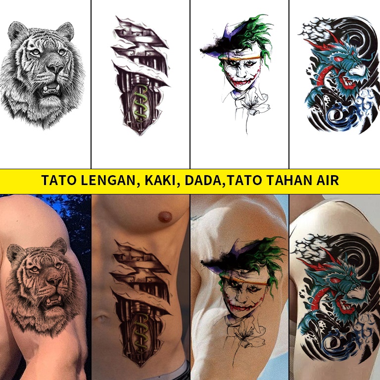 PROMO ALE TATTOO ARTISTtato lengan kaki dadatato tahan air7 hari tato temporer anti airTato temporer