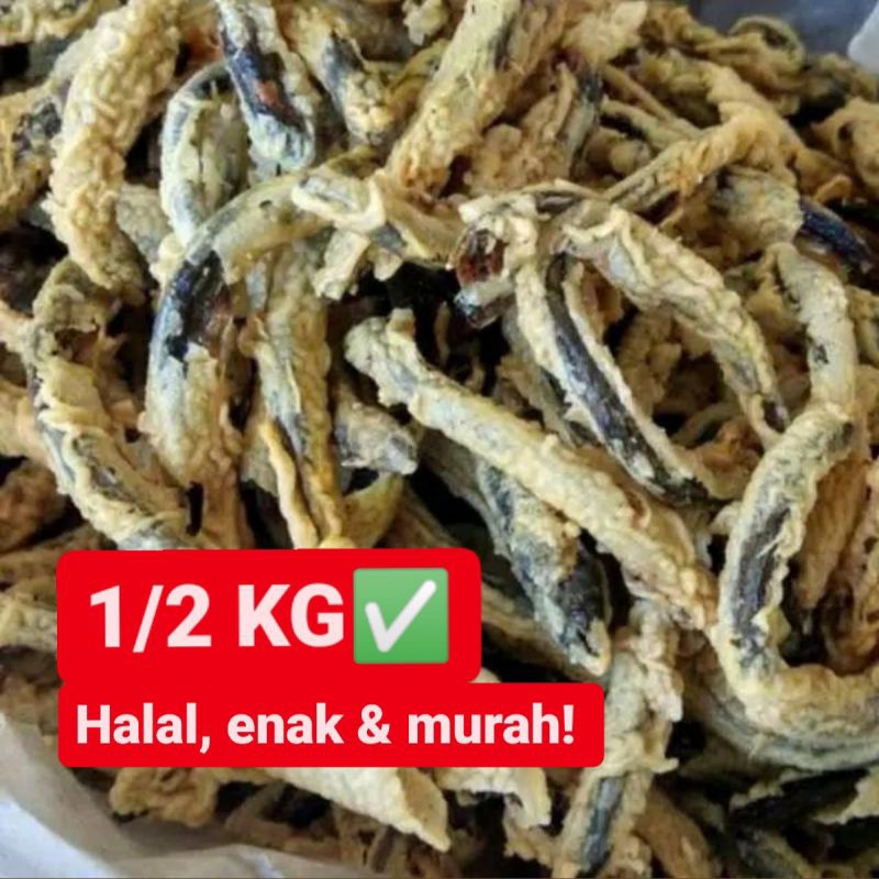 

500g Keripik Belut/Snack Kiloan Murah/Camilan Renyah