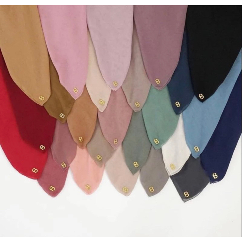 KATALOG 1 jilbab segi empat buttons ala ala Paris Logo B