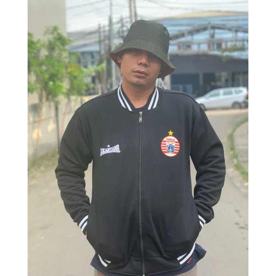 Jacket Persija Jakarta Jacket Varsity Persija The Jakmania Jakartans Casual Hooligan