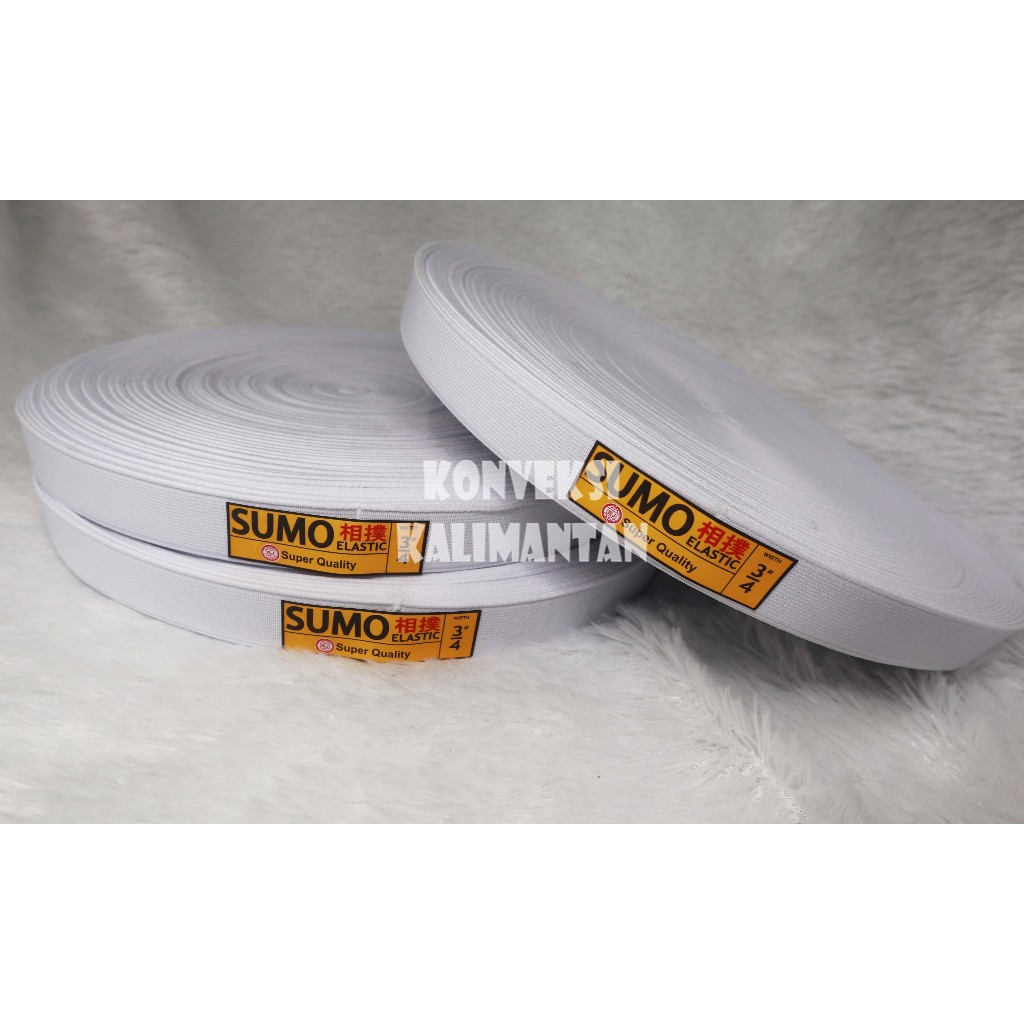 Karet Elastis / Elastis / Karet Elastis Merk Sumo (Per Meter)