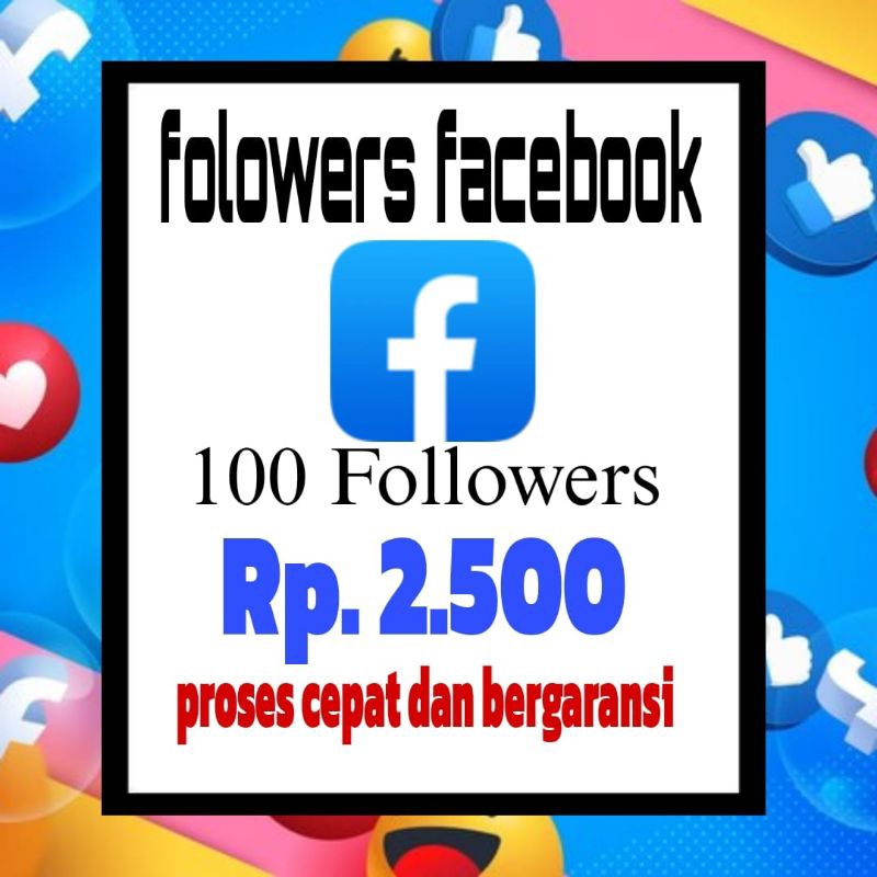 Followers Facebook cepat dan permanen