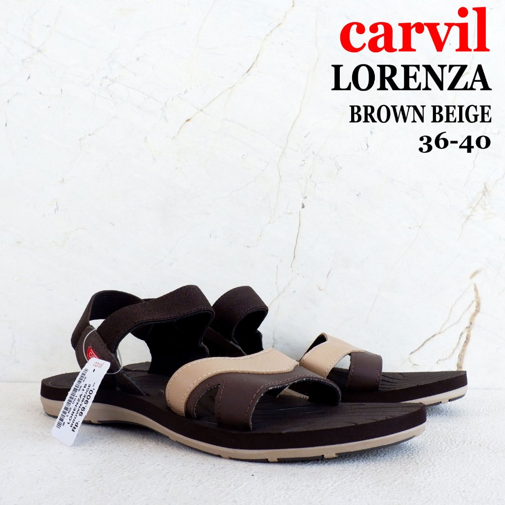 Carvil - Sepatu sandal - LOREINA & LORENZA - size 36-40 - sandal wanita - sandal santai - sandal jap