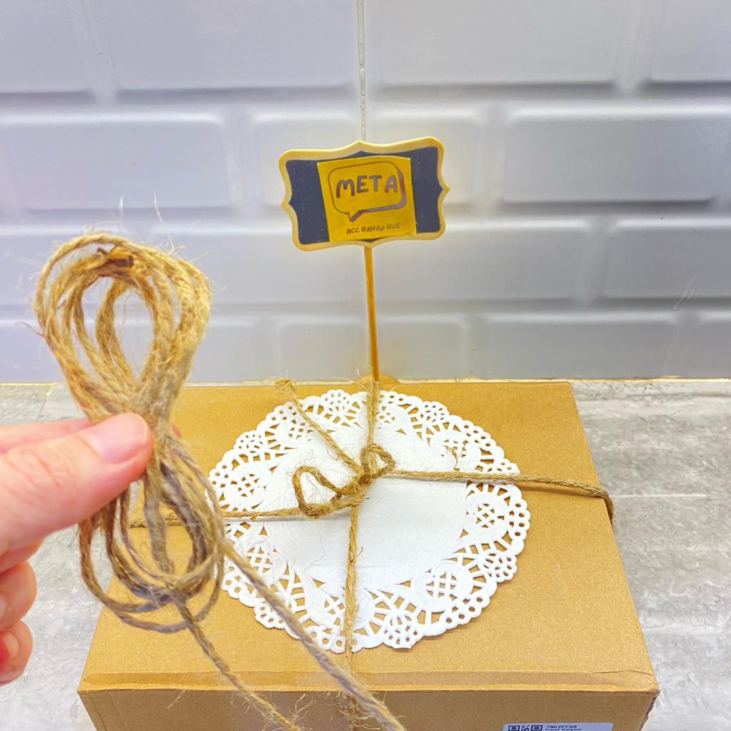 

6METER TALI RAMI GONI 2PLY / TALI SABUT KELAPA / TALI GONI COKLAT / TALI HANGTAG / TALI BESEK / HAMPERS