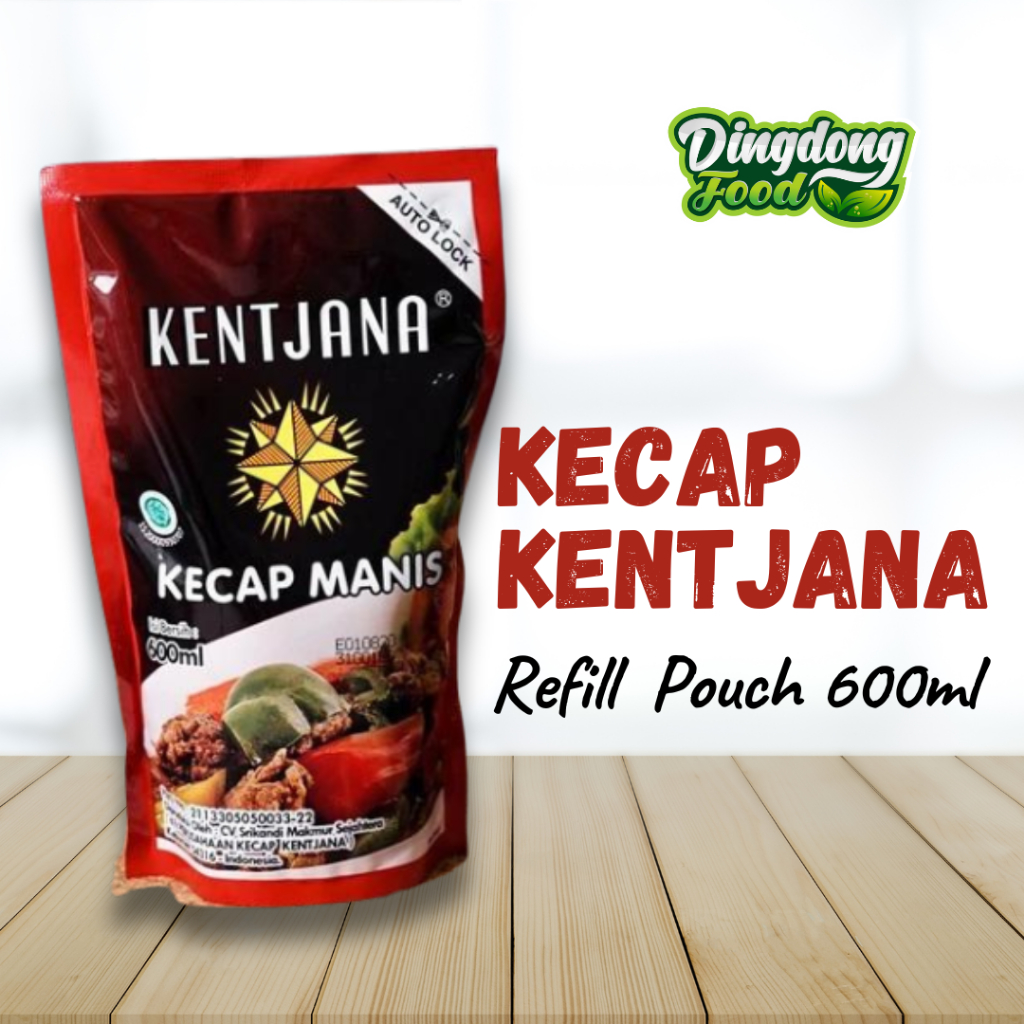 

Kecap Kentjana Kecap Manis Cap Kencana Khas Kebumen Pouch 600 ml