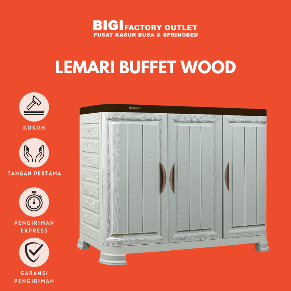 Bufet TV Plastik / Meja Serba Guna /Cabinet Jumbo / Meja Konsol / Meja Dinding / Meja Hias / Meja TV