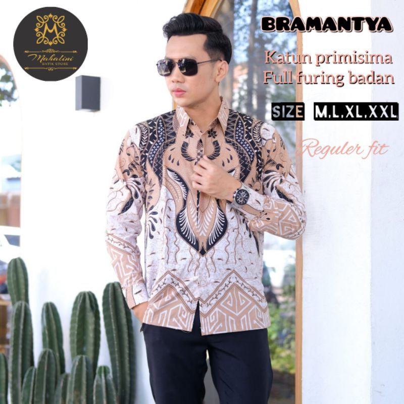 BATIK BRAMANTYA/ORI MAHALINI/BATIK SOLO/LENGAN PANJANG