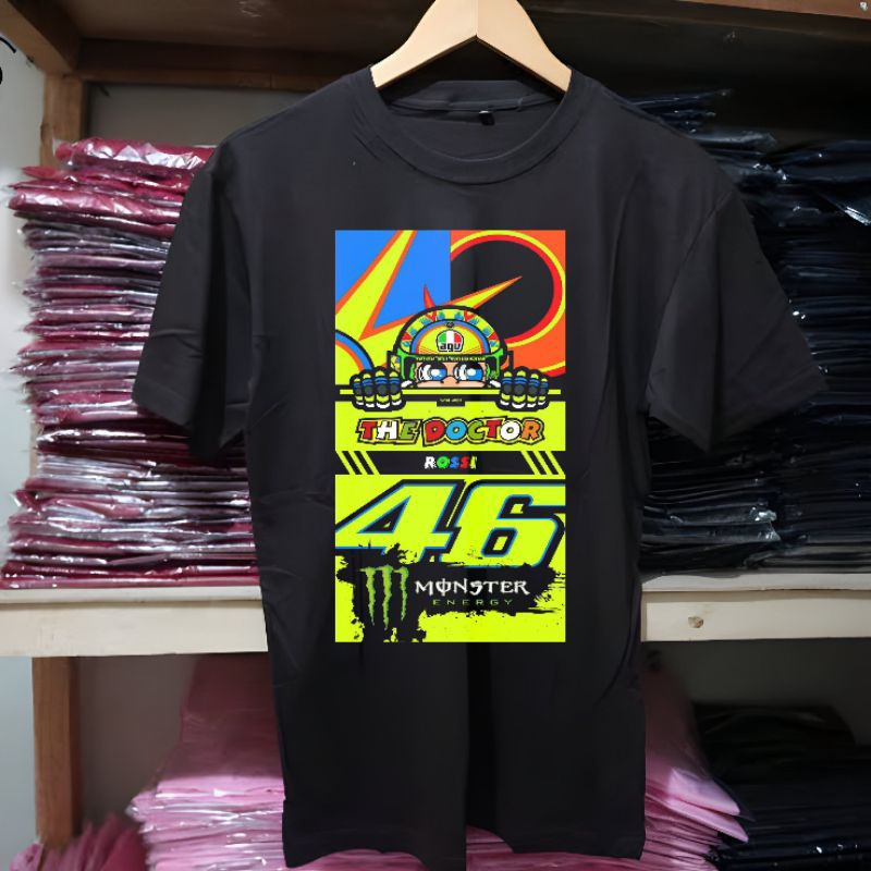 KAOS BAJU MOTO GP KAOS ROSSI KAOS MOTOR RACING
