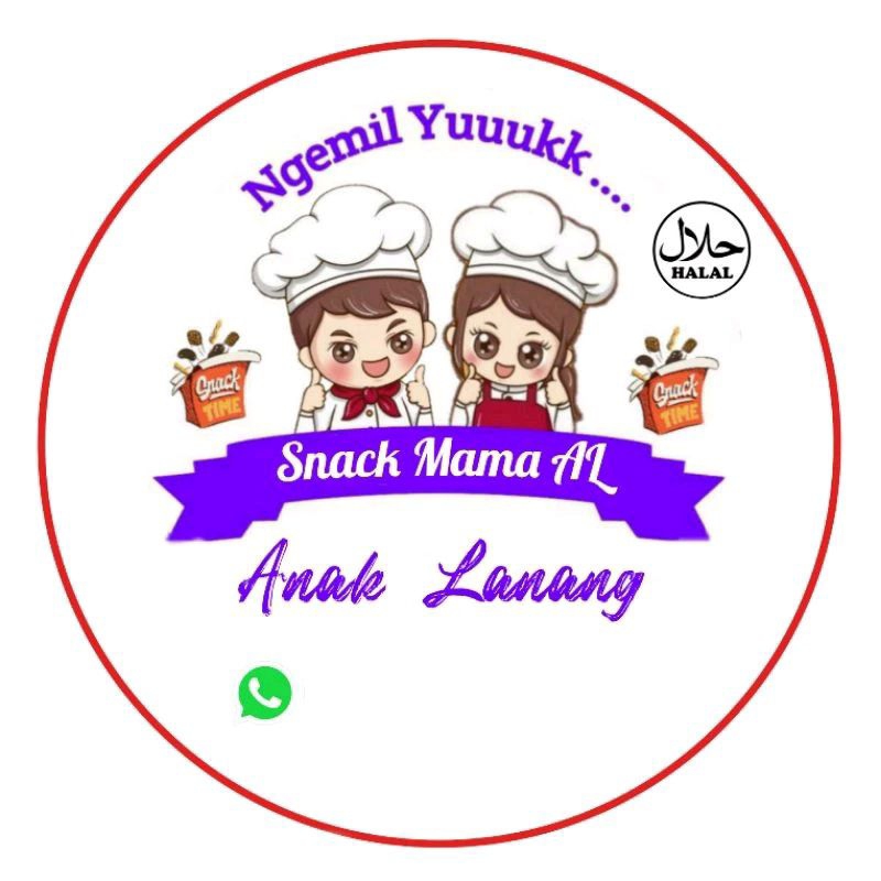 

STICKER CEMILAN / STICKER SNACK/ STICKER MAKANAN