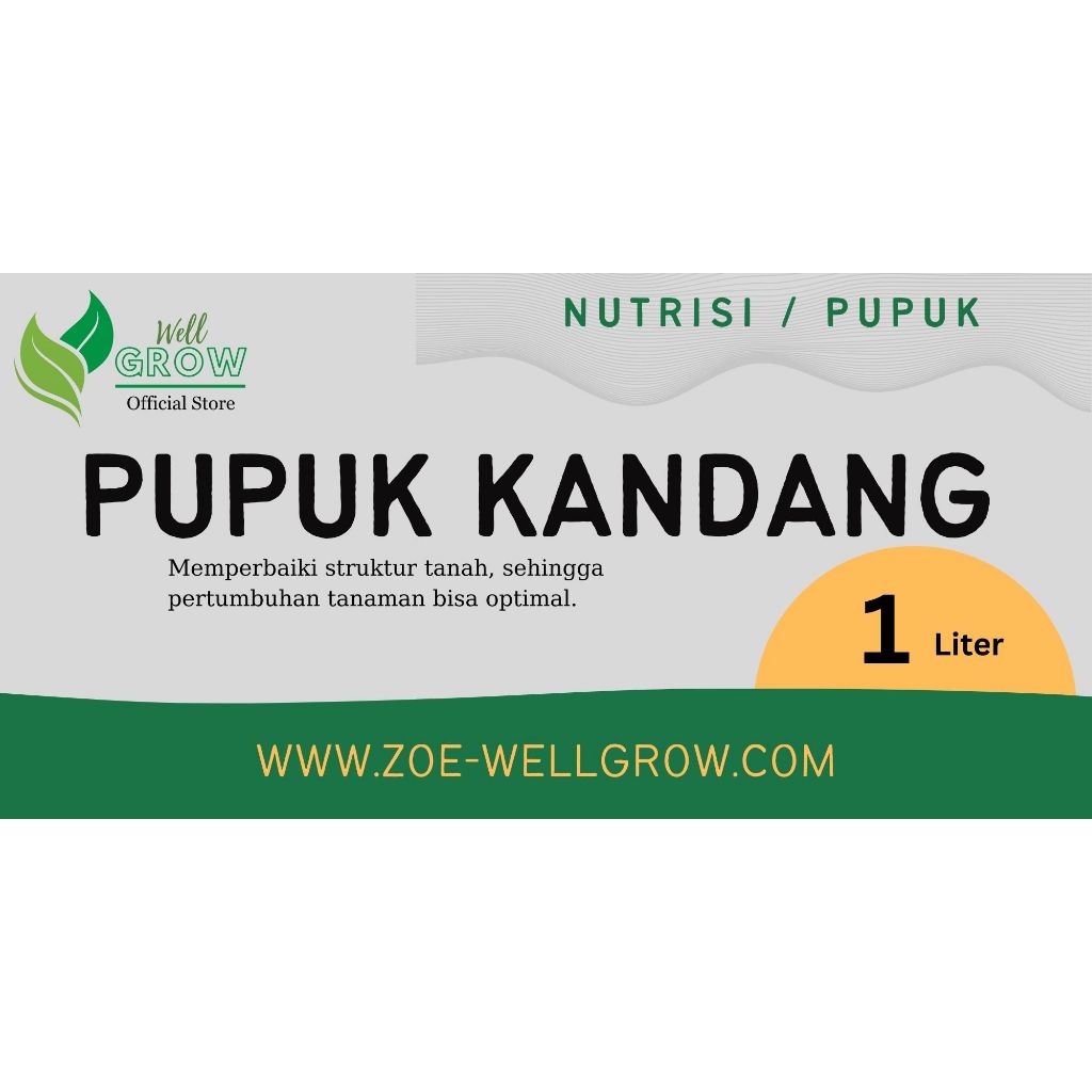 PUPUK KOTORAN HEWAN KAMBING GILING HALUS – 1 LITER