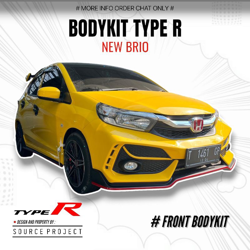 BODYKIT NEW BRIO RS MODEL MINI TYPE R