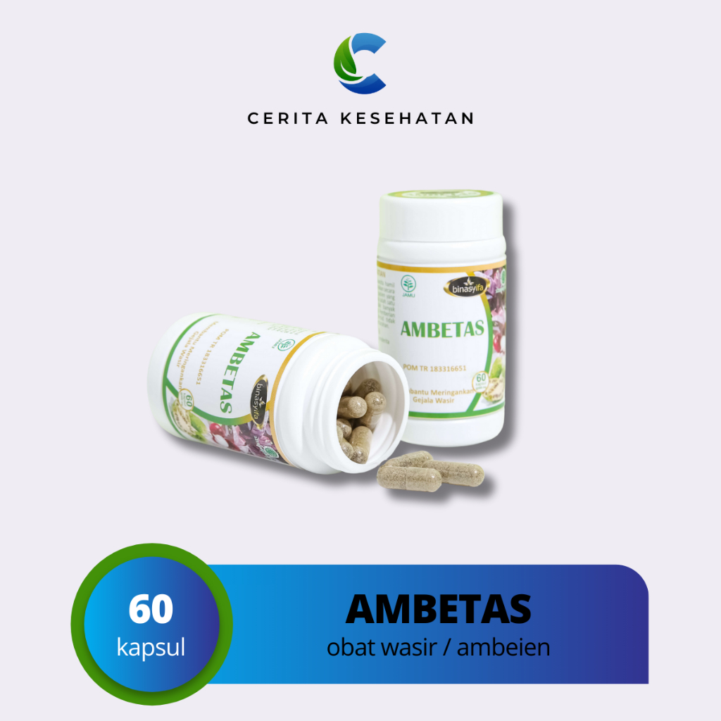 AMBETAS Obat Ambeien Stadium 4 Sembuh Tanpa Operasi Apling Ampuh Hilangkan Benjolan Obat Herbal Atas