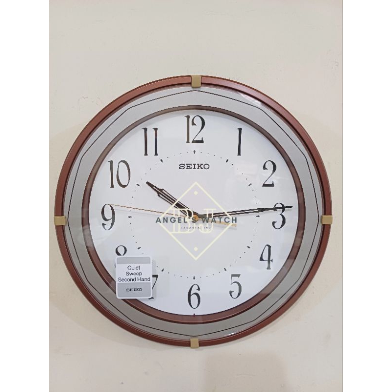 Jam Dinding Seiko QXA748B QXA748 quiet sweep senyap original seiko