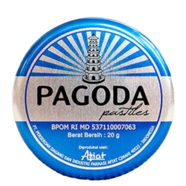 

Pagoda permen pastiles liquorice mint 20 gr