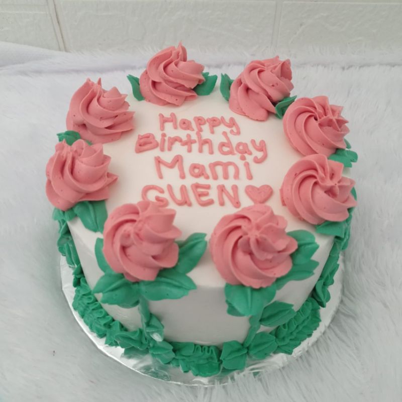 

Birthday Cake/Kue Ulang Tahun Versi Rose Pink