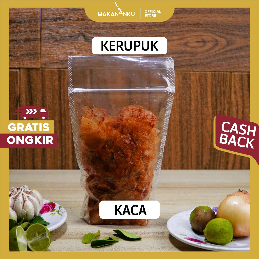

Kerupuk Murah Kaca Pedas isi 250gram Makanan Cemilan Enak Renyah Gurih Kering
