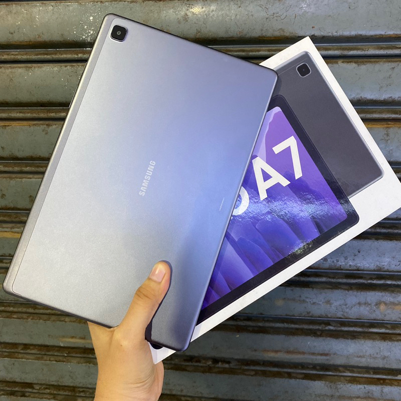 Samsung Tab A7 2020 3/64gb second bekas pakai normal fullset wifi only