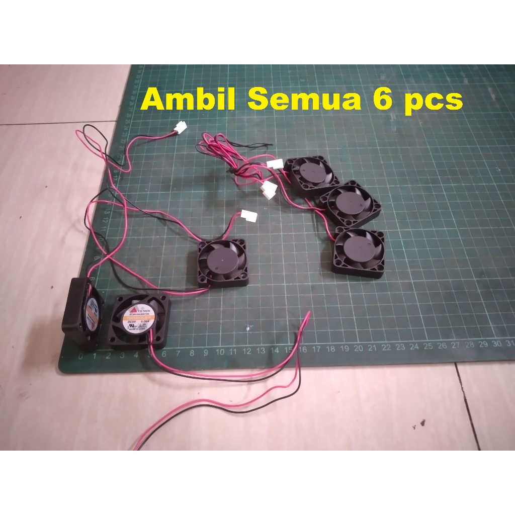 DC fan brushless Y.S TECH 5 Vdc 6pcs