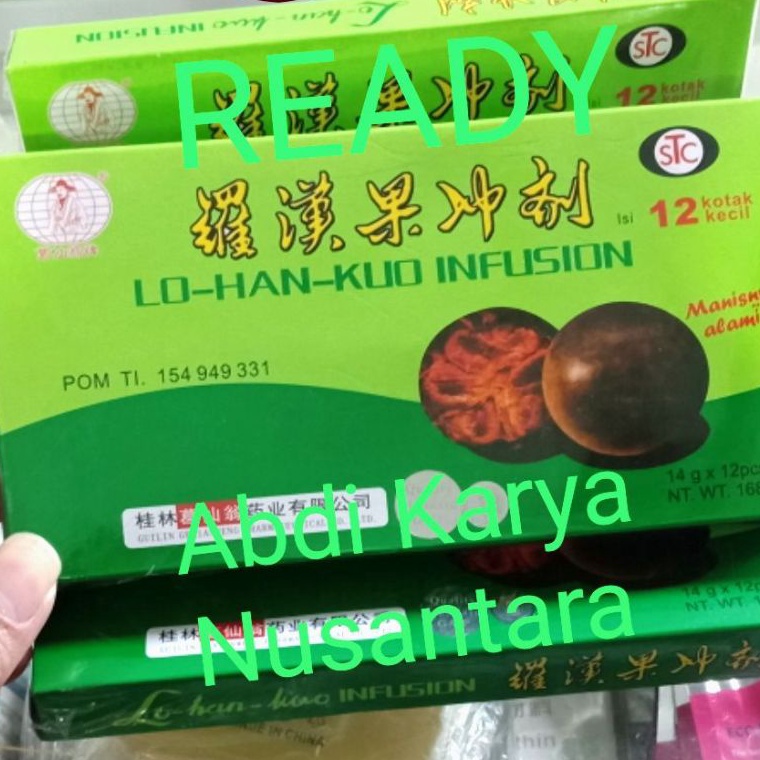 

GTSX299 Free Ongkir Lohankuo Infusion LO HAN KUO INFUSION Peredah Panas Dalam Batuk pilek