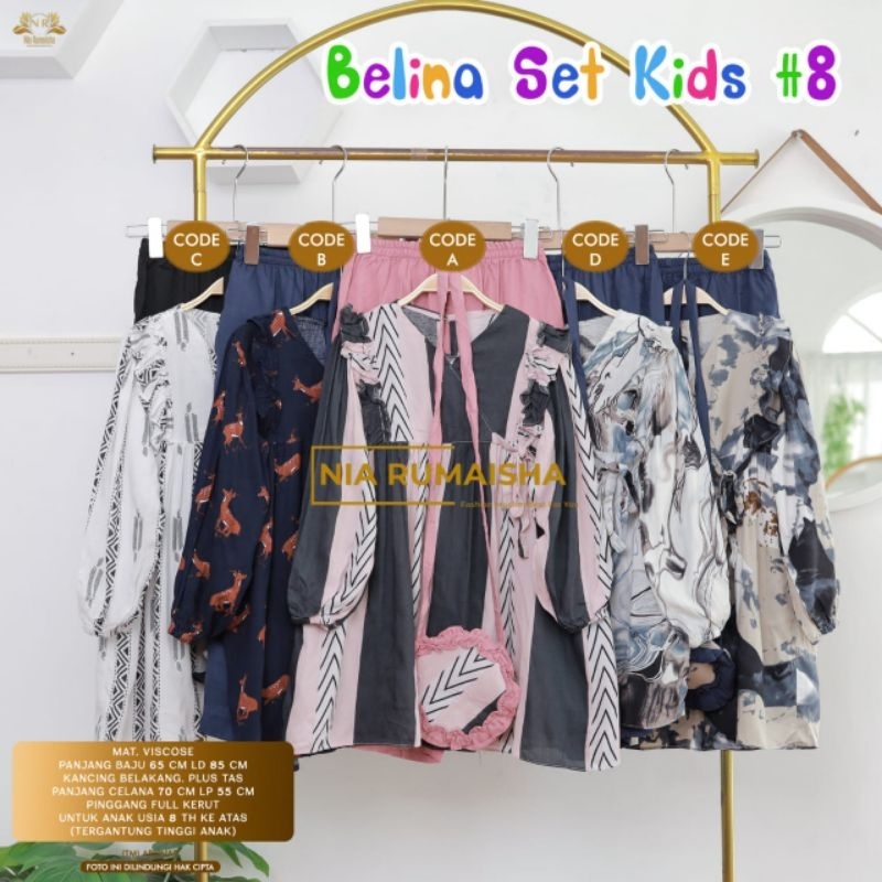 GAMIS BELINA SET DRESS SERIES KIDS ORIGINAL NIA RUMAISHA
