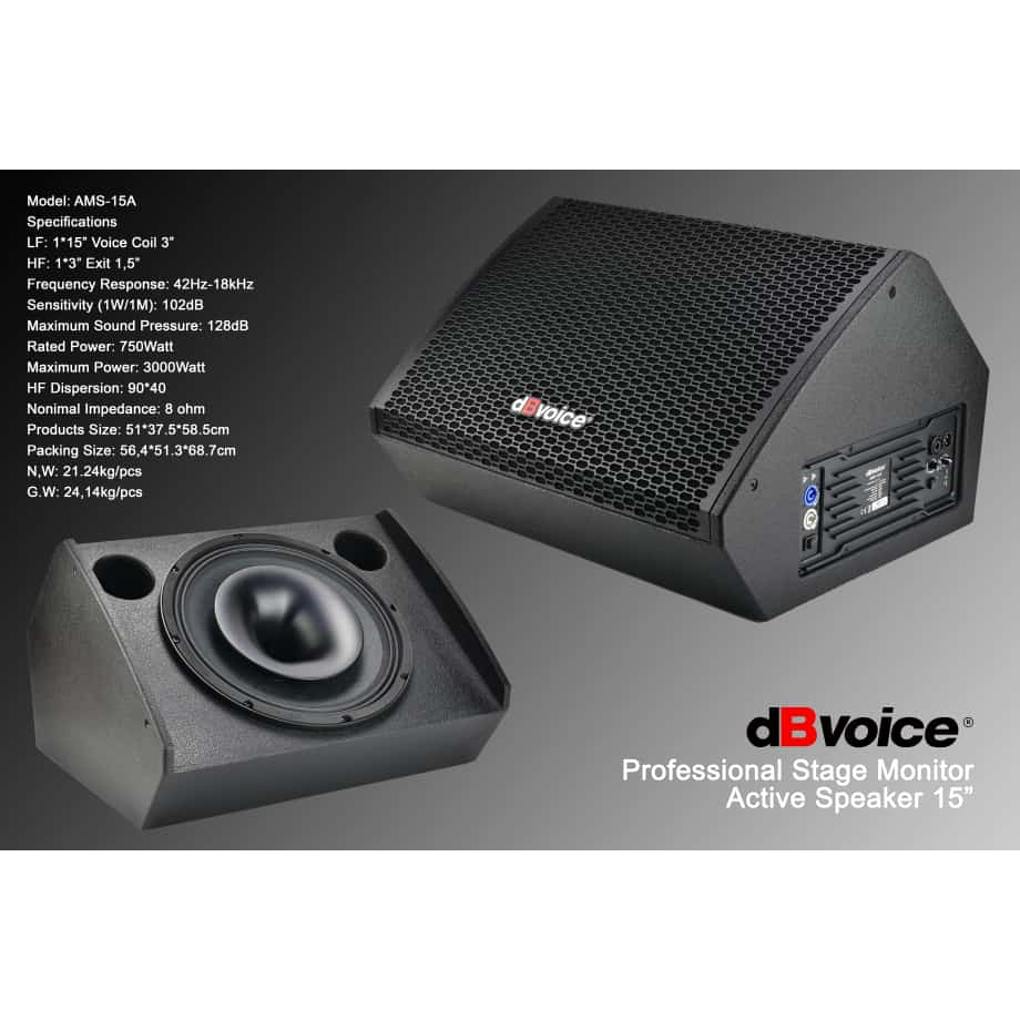 Speaker Aktif ''dB Voice'' AMS-15A Monitor 15inch