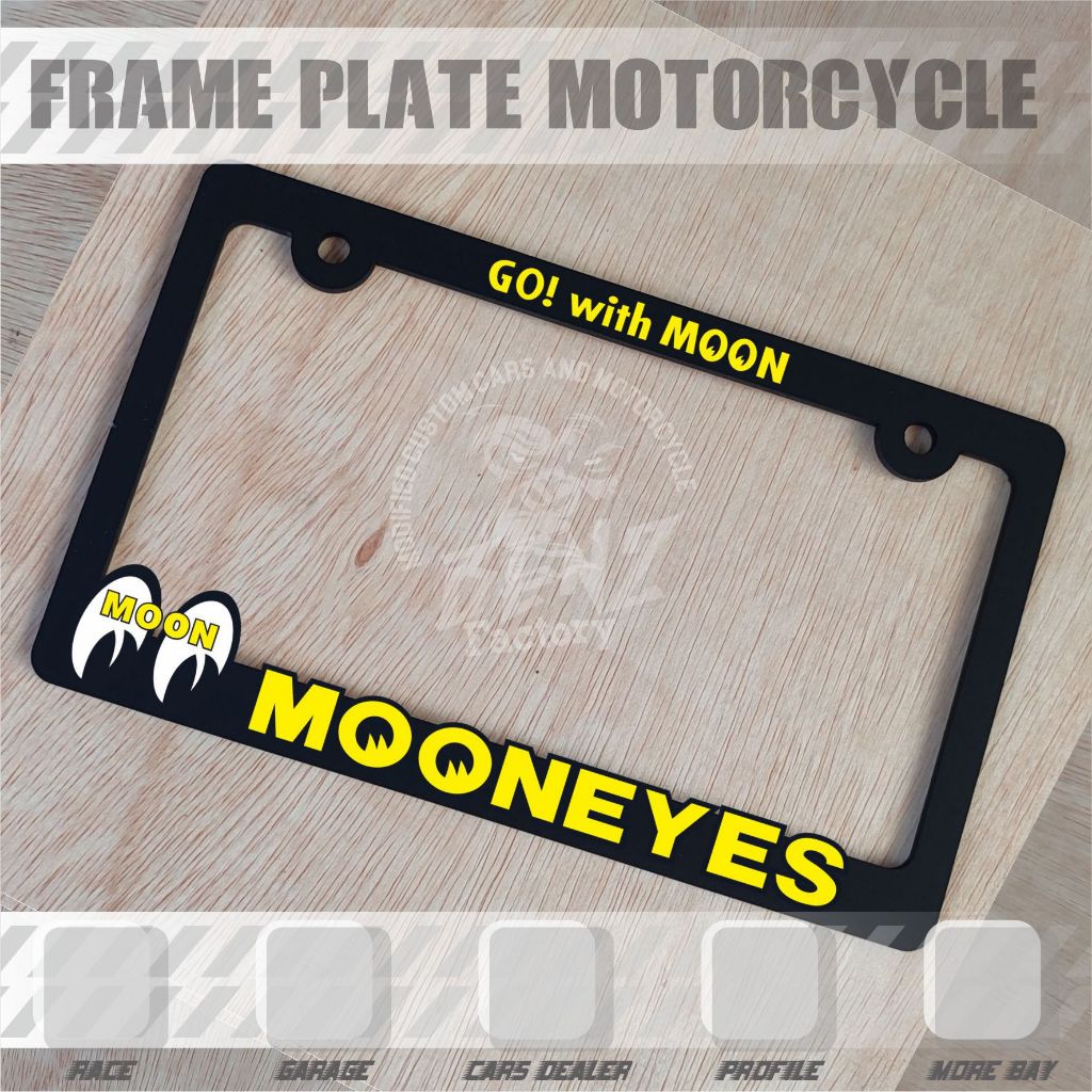 Frame 3d Motor cycle Moon Go with Moon