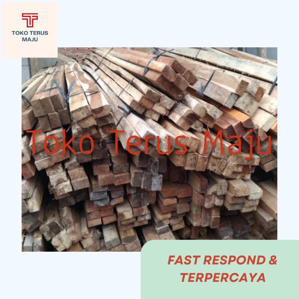 Kayu Kaso 4x6x3m (Meter) untuk Proyek - Kaso 4x6x3m untuk Bekisting, Kualitas Baik - Harga Per Kubik