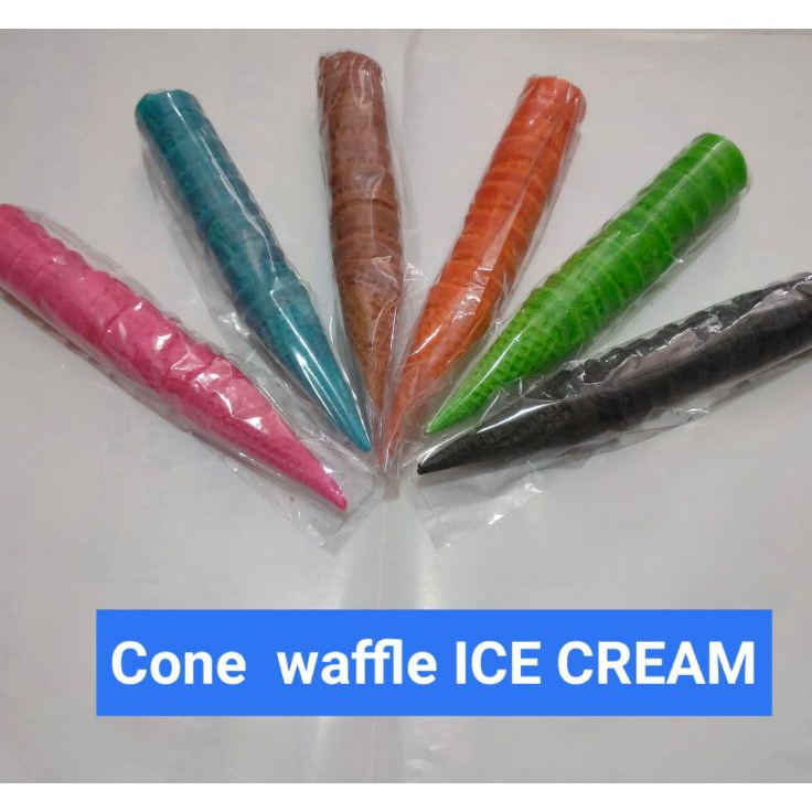 

VDRD3527 V44859 5 pack CONE CORNELLO WAFFLE ICECREAM WARNA WARNI