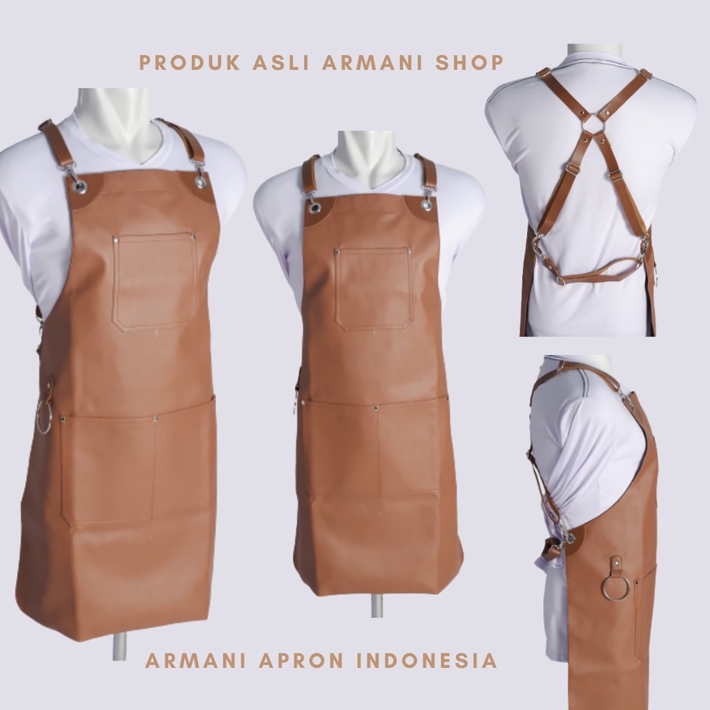 Promo CELEMEK KULIT APRON KULIT CELEMEK BARISTA APRON BARISTA CELEMEK MASAK APRON MASAK CELEMEK CAFE