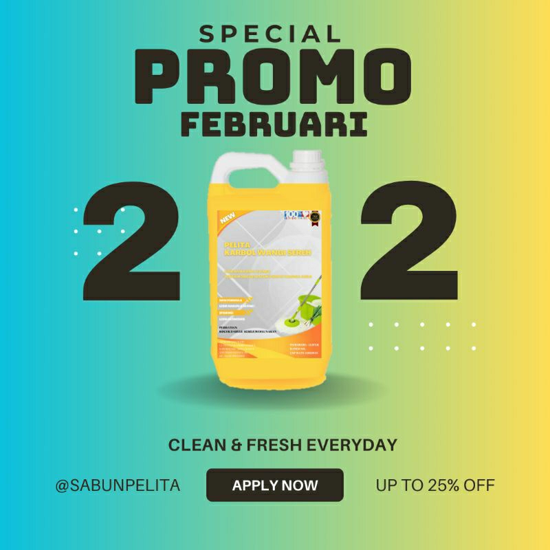 KARBOL SEREH LIQUID PEMBERSIH LANTAI RUMAH SAKIT PERLENGKAPAN RUMAH 5000 ML