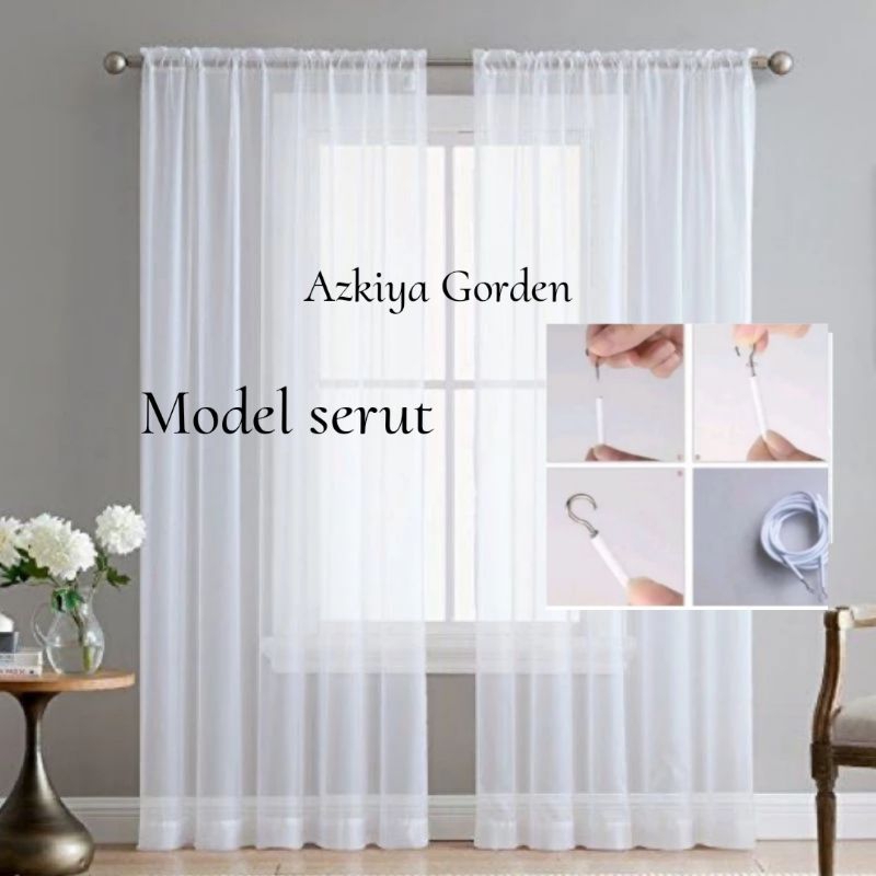 vitrase serut Vitrase polos voil model serut