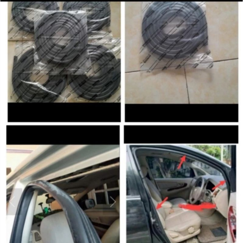karet balon pintu karet body pintu mobil universal