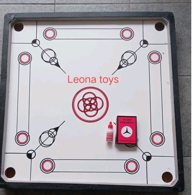 Papan karambol murah GRATIS BIJI + KRISTAL papan karambol bagus papan karambol