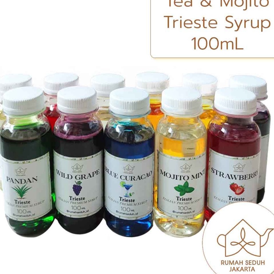 

VHBR629 77 Trieste Syrup kecil 1 mL Sirup Rasa Buah dan Herbal varian Teh dan Mojito