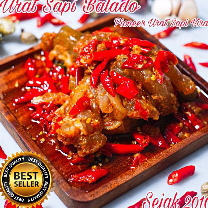 

KWGF4261 MEGA SALE Urat Sapi Balado Premium sedang