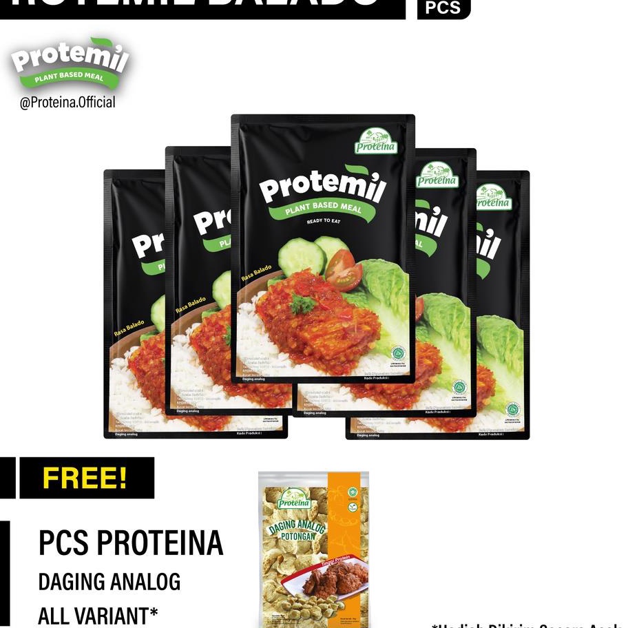 

WVFR1476 88 Protemil Balado 5pcs FREE 1pcs Proteina Daging Analog