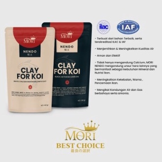 Buruan Beli MORI NENDO CLAY KOI Penjernih Air Kolam Koi 25Gram ikan koi VAT