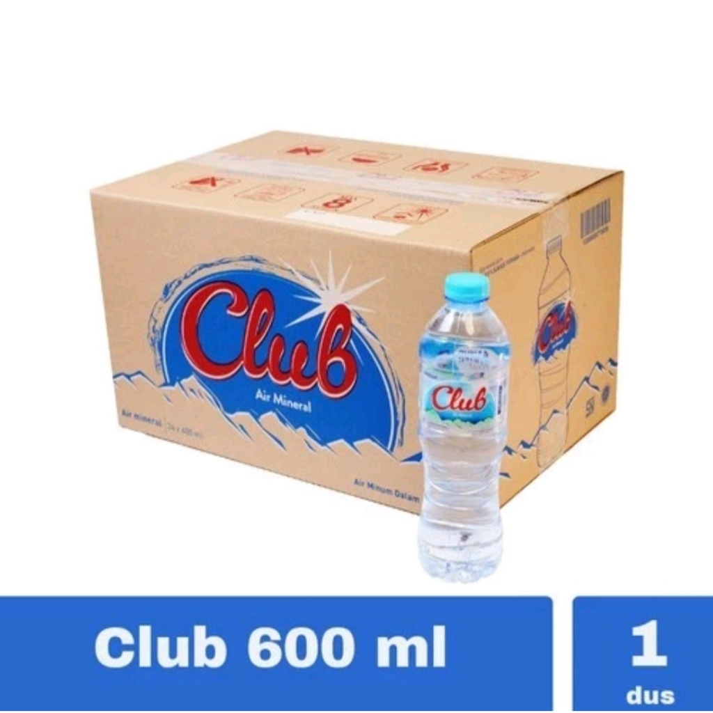 Club Air Mineral Botol 600ml 1 Dus (24 PC)