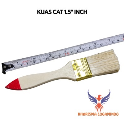 Khrsma JKT - Fawi Kuas cat 1,5 inch kayu tembok besi tipe 633 murah bulu putih 1,5" KLP